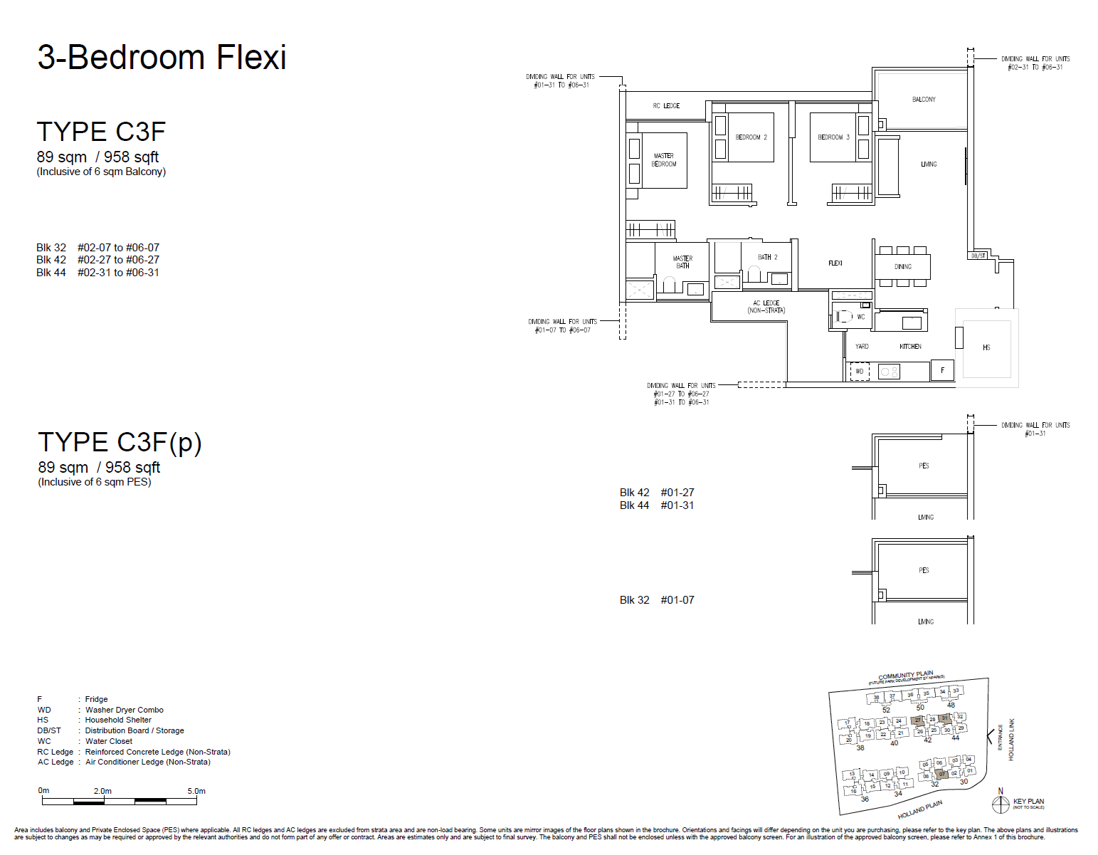 Amberwood At Holland 3 Bedroom Floor Plan 4